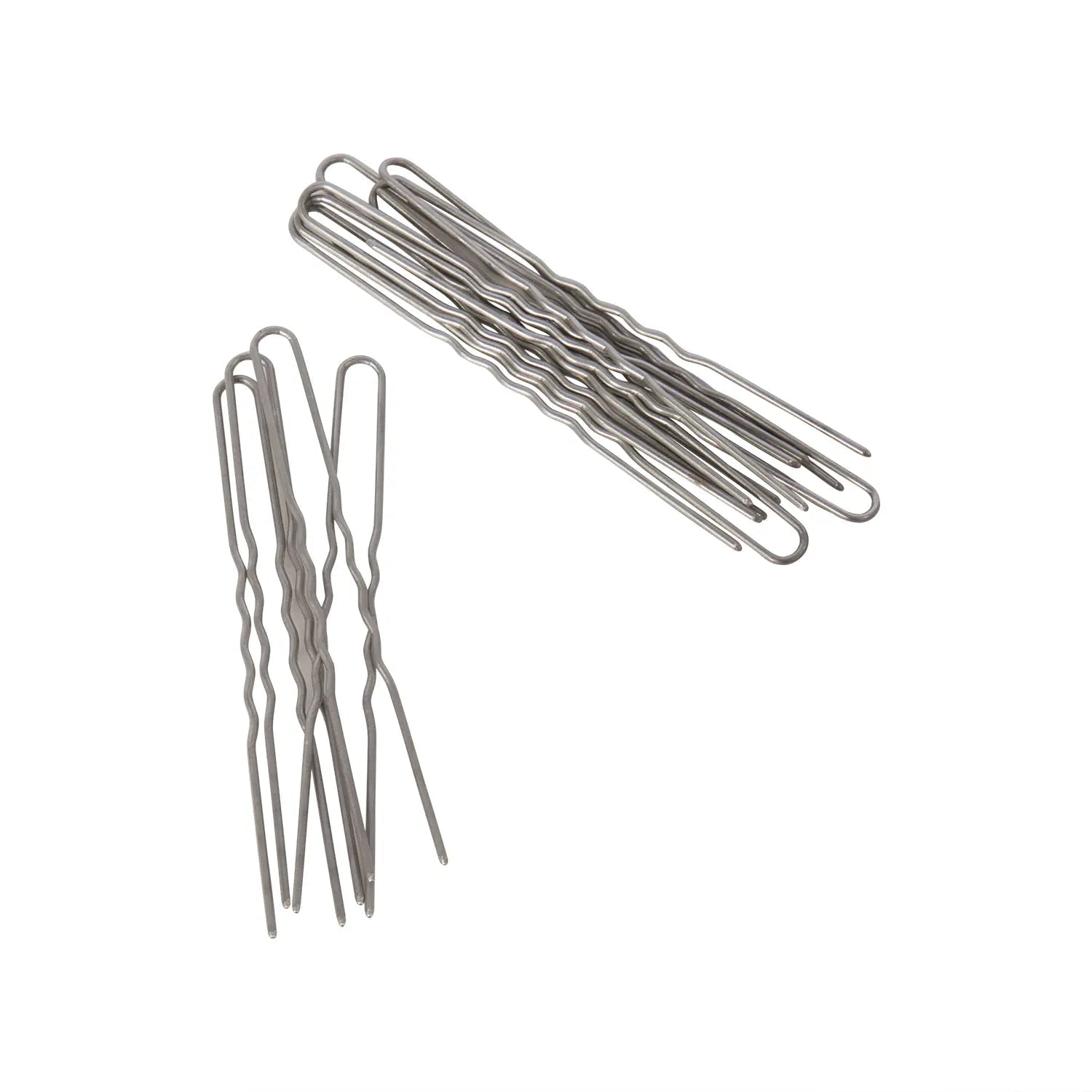 Joyce's Accessories - Stainless Steel Crinkle Hair Pins (12 piece) (3") - Homeplace Market LLC