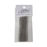 Joyce's Accessories - Stainless Steel Crinkle Hair Pins (12 piece) (3") - Homeplace Market LLC