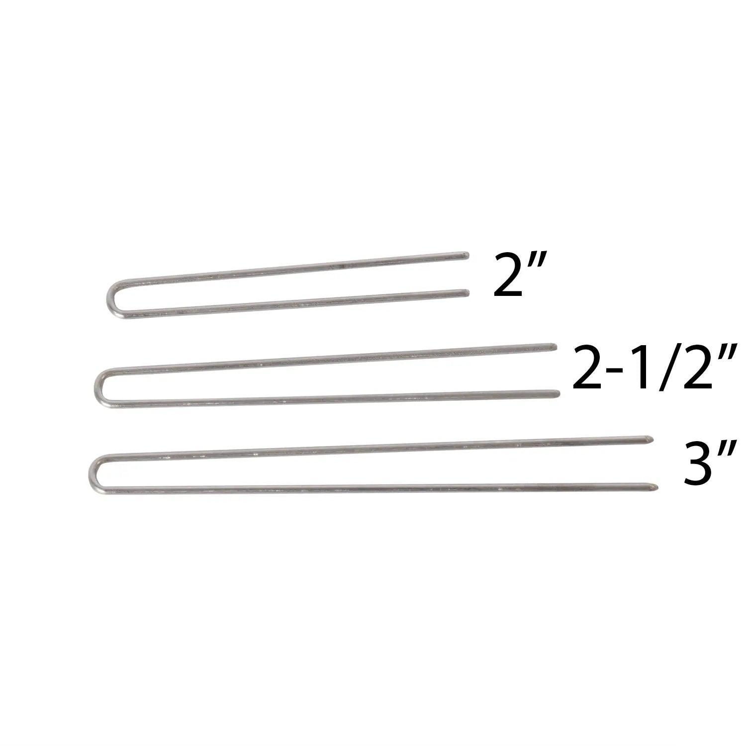 Joyce's Accessories - Stainless Steel Straight Hair Pins (12 piece) (2") - Homeplace Market LLC