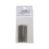 Joyce's Accessories - Stainless Steel Straight Hair Pins (12 piece) (2") - Homeplace Market LLC