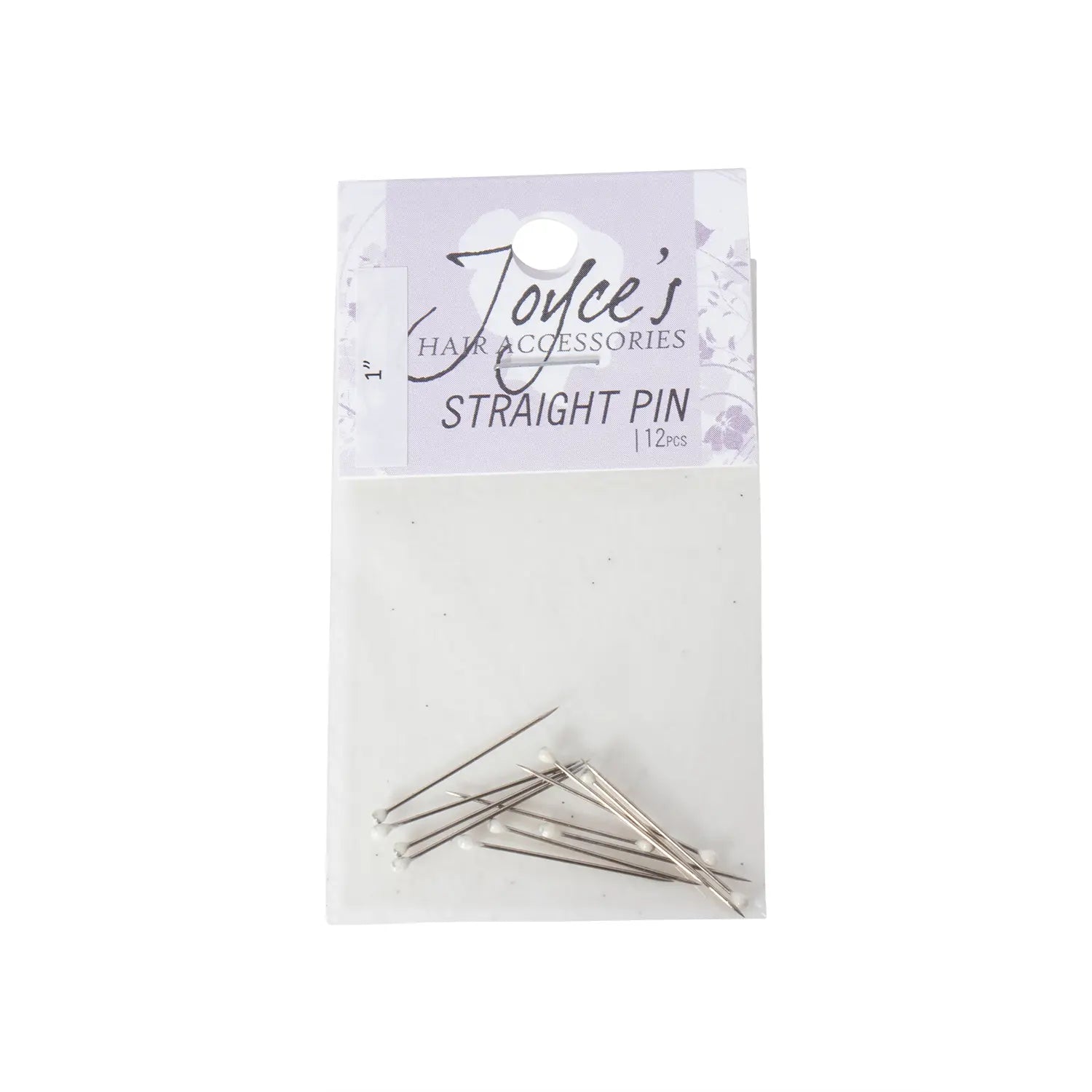 Joyce's Accessories - Straight Pin (12 piece) (1") - Homeplace Market LLC