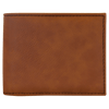 Laserable Leatherette Bi - Fold Wallet w/Flip ID Display - Homeplace Market LLC
