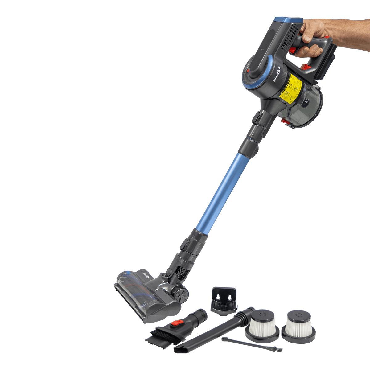 Millertech - Vacuum Cleaner, Battery Powered - Homeplace Market LLC