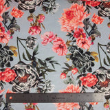 Mini Rib Knit - Floral Vines Sage/Coral - Homeplace Market LLC