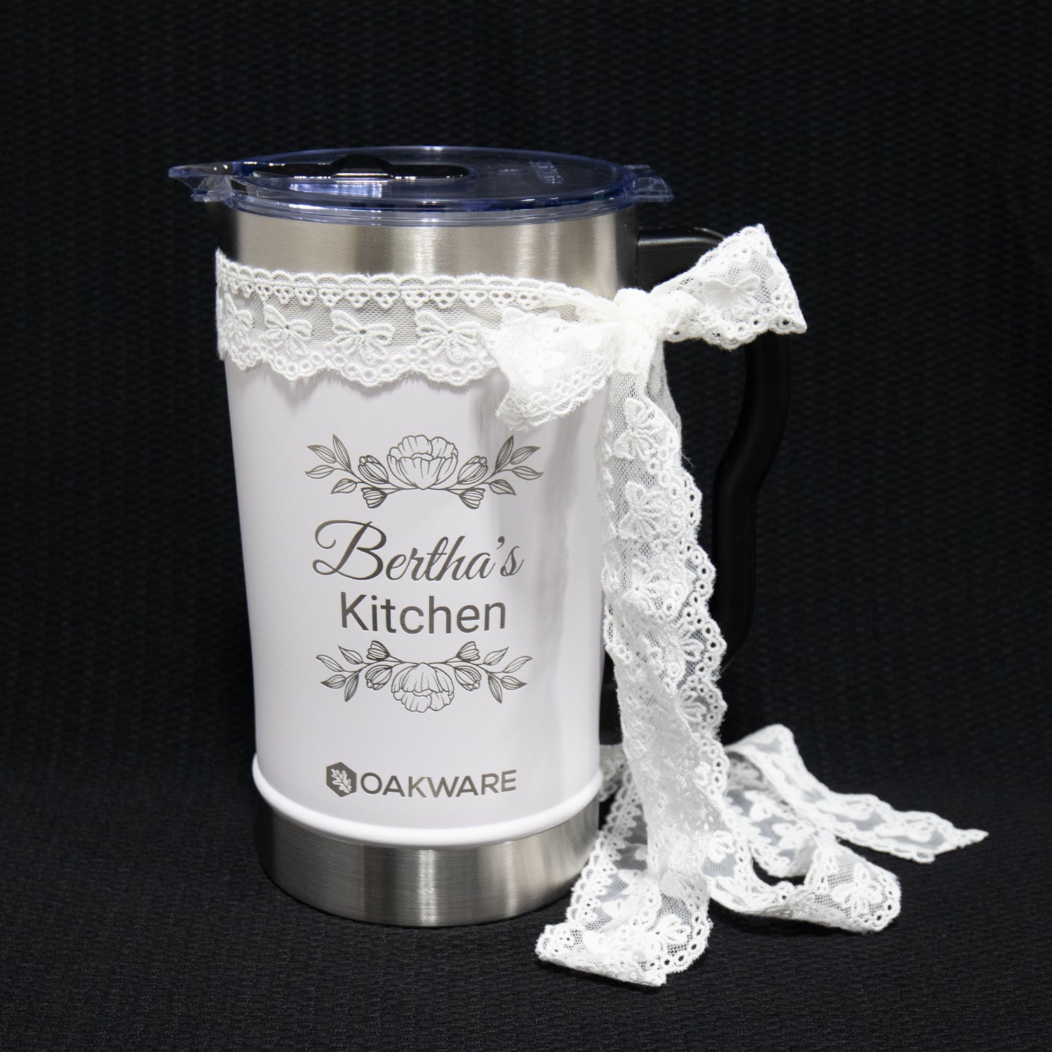 OAKWARE - 2 qt. Insulated Stainless - Steel Pitcher with Pouring Lid - Homeplace Market LLC