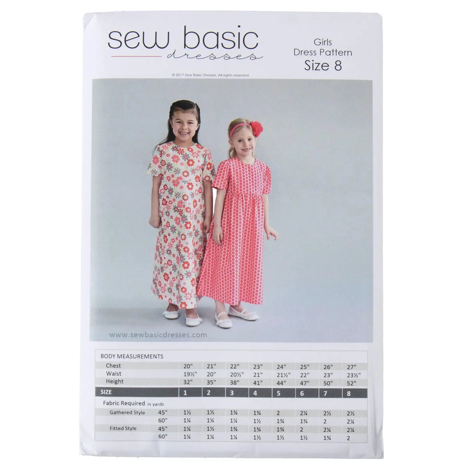 Pattern - Sew Basic - Girls' Dress Pattern - Homeplace Market LLC