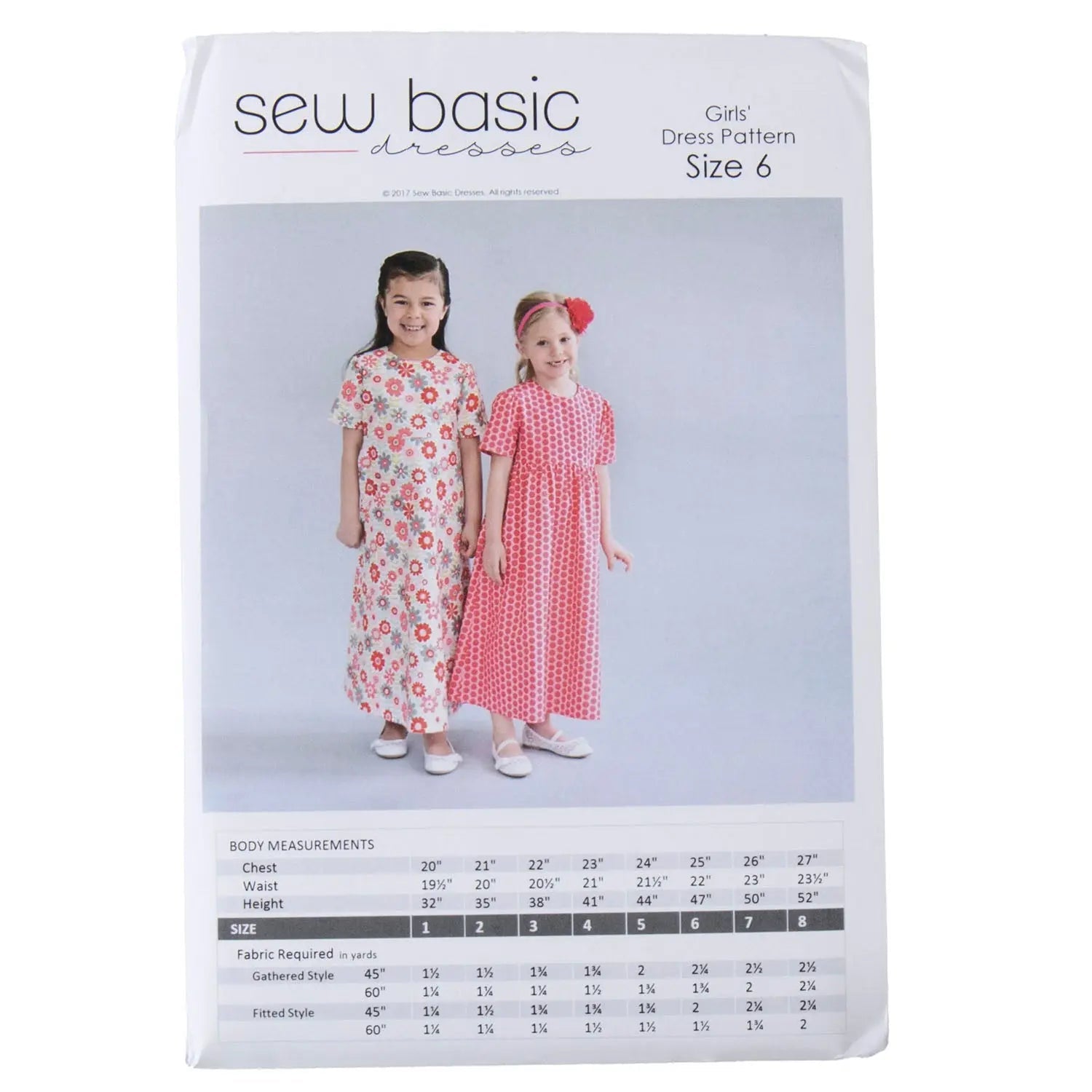 Pattern - Sew Basic - Girls' Dress Pattern - Homeplace Market LLC