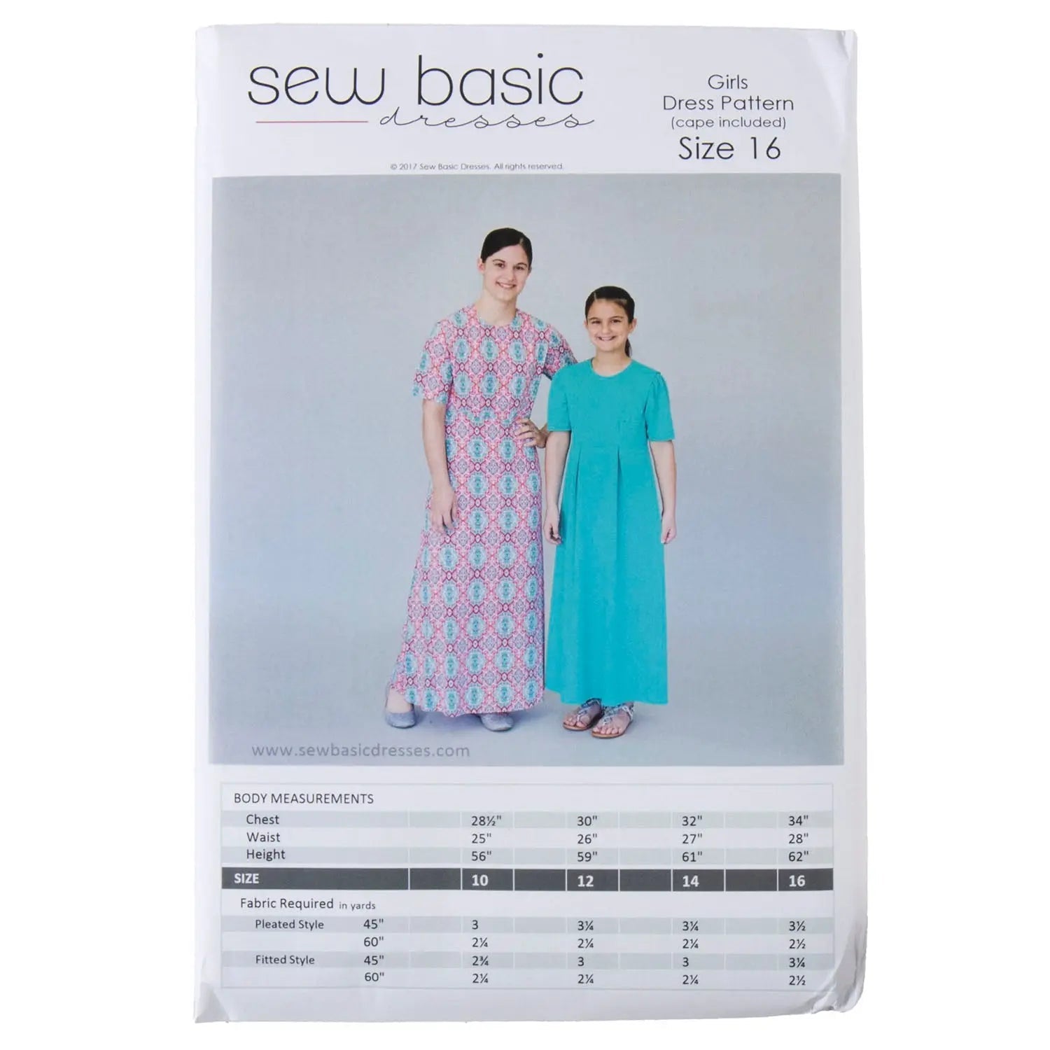 Pattern - Sew Basic - Girls' Dress Pattern - Homeplace Market LLC