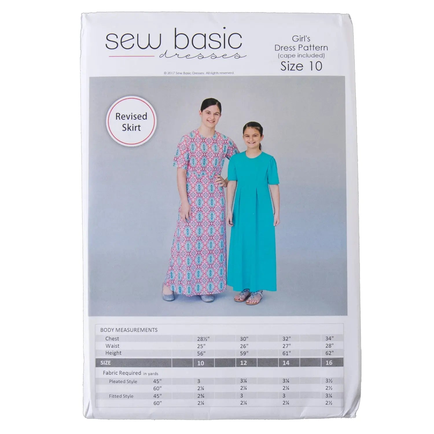 Pattern - Sew Basic - Girls' Dress Pattern - Homeplace Market LLC