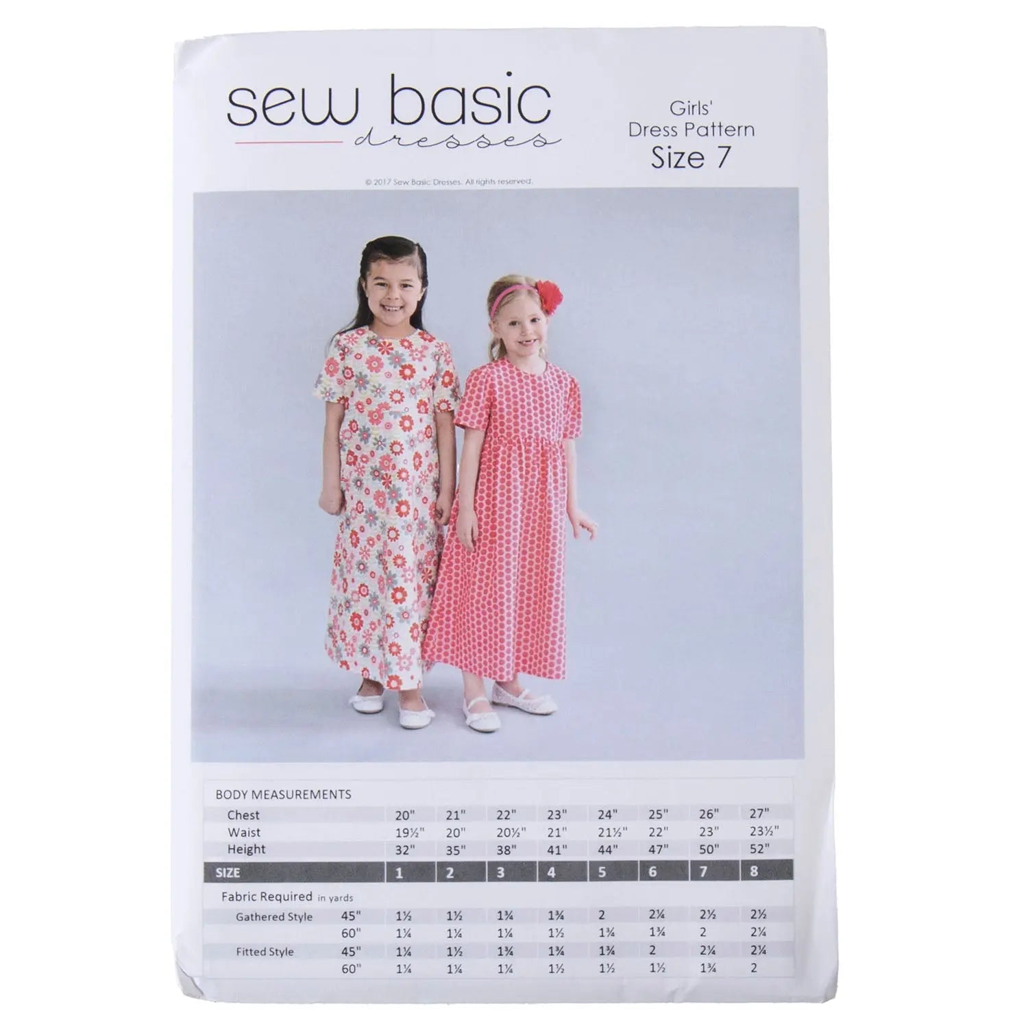 Pattern - Sew Basic - Girls' Dress Pattern - Homeplace Market LLC