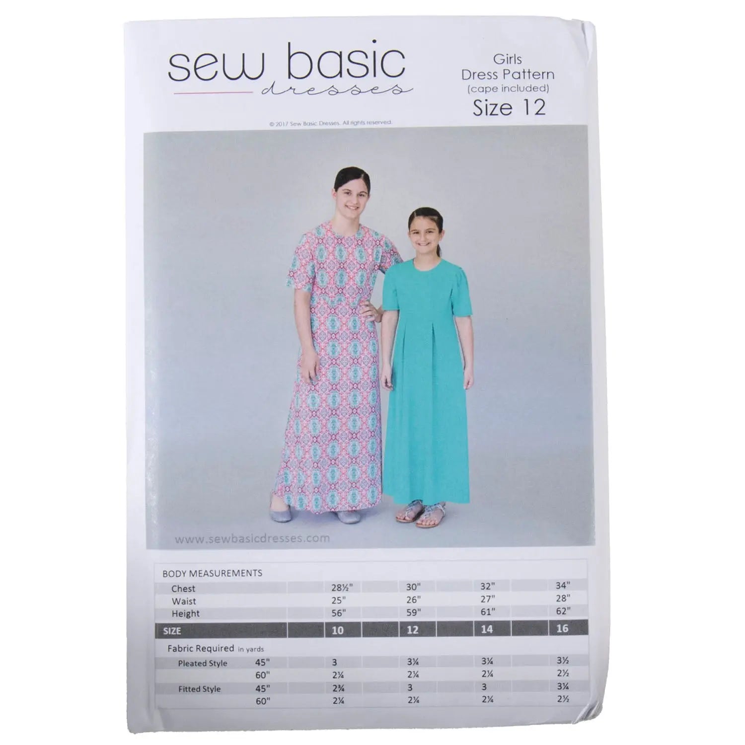 Pattern - Sew Basic - Girls' Dress Pattern - Homeplace Market LLC