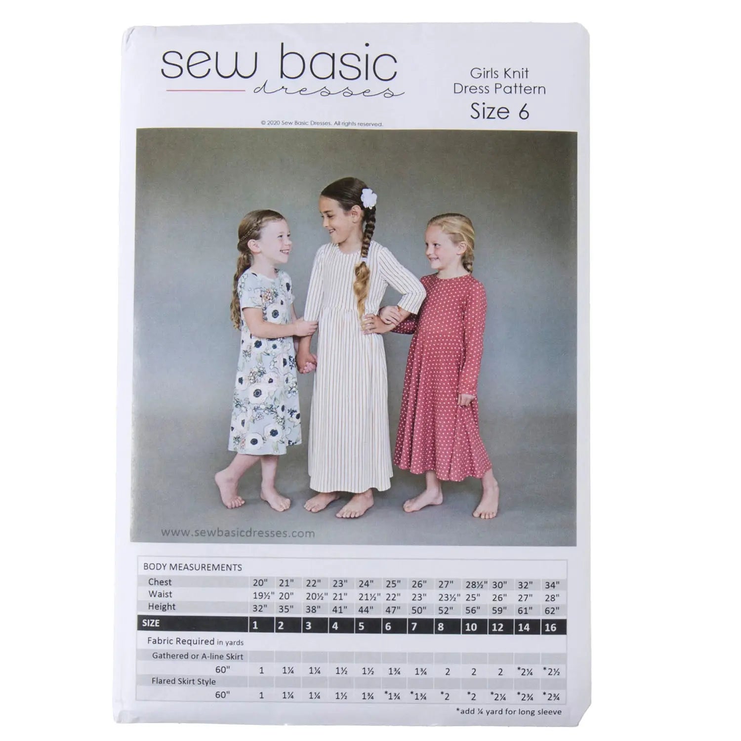 Pattern - Sew Basic - Knit Dress Pattern - Homeplace Market LLC