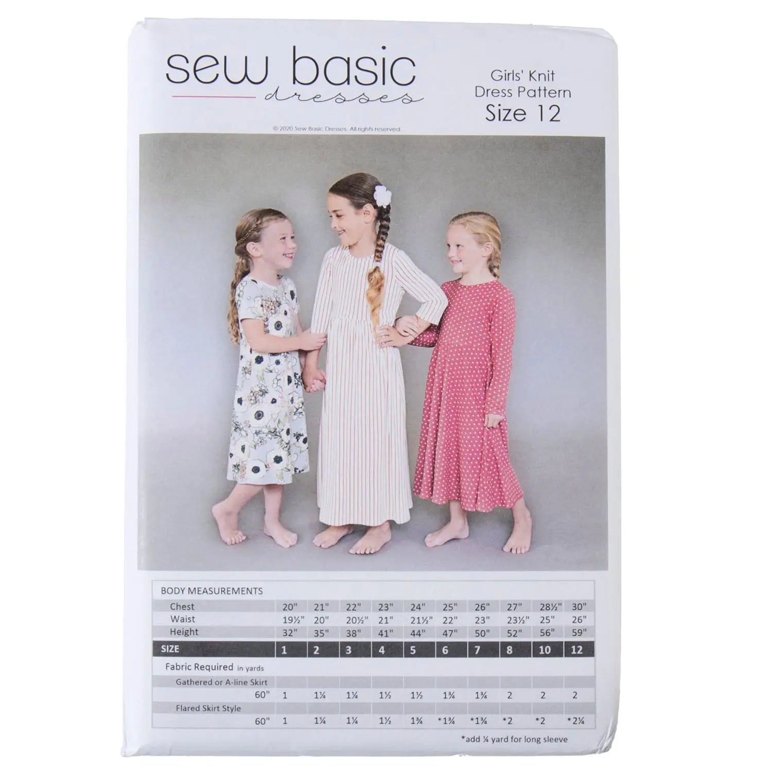 Pattern - Sew Basic - Knit Dress Pattern - Homeplace Market LLC