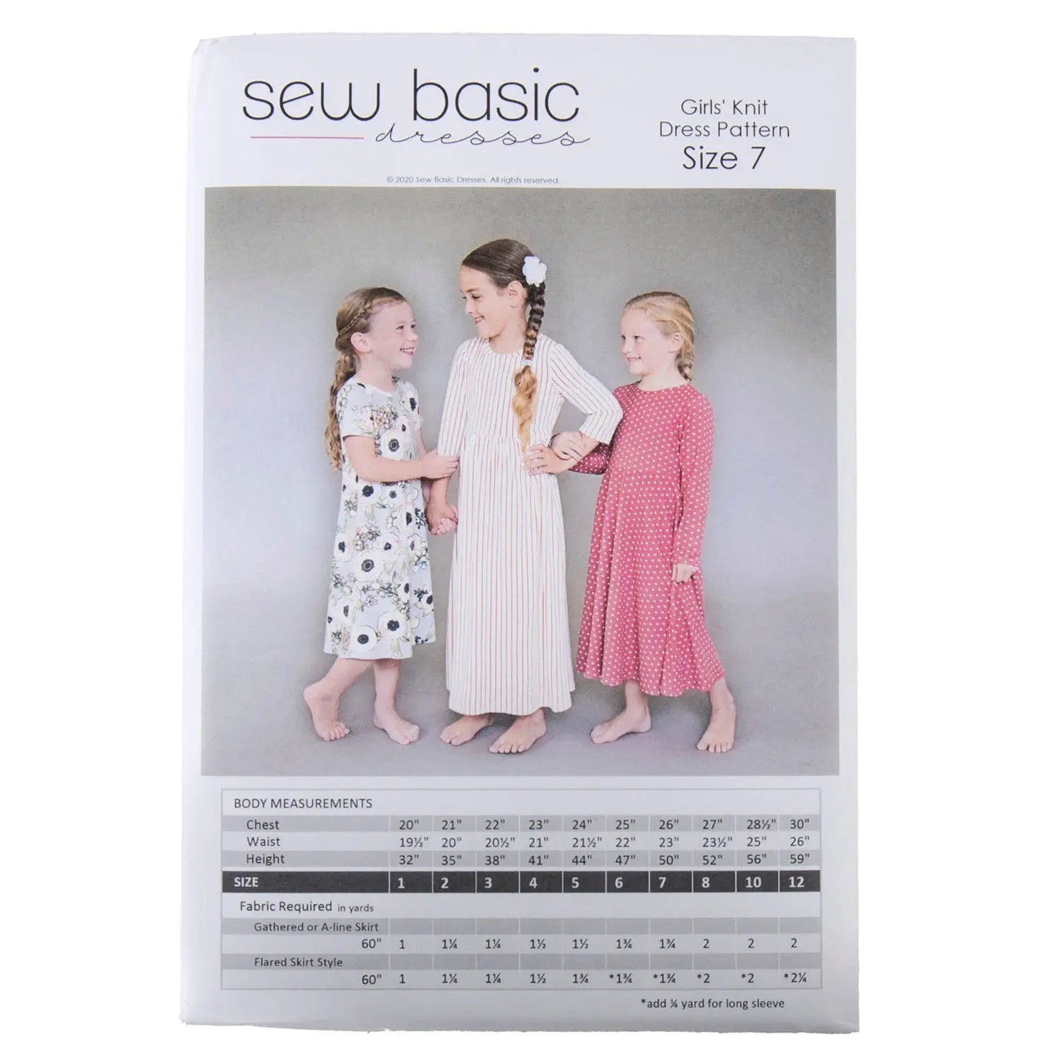 Pattern - Sew Basic - Knit Dress Pattern - Homeplace Market LLC