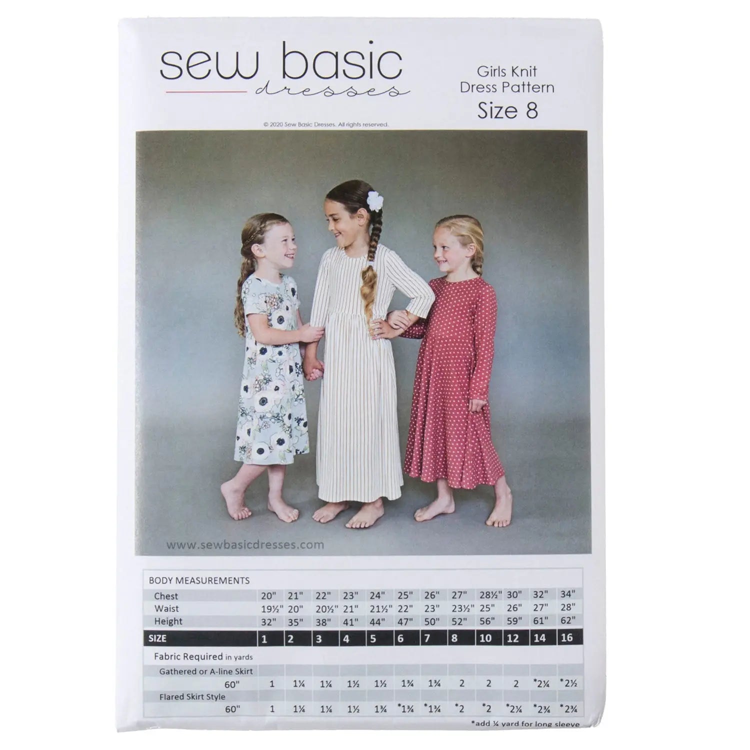 Pattern - Sew Basic - Knit Dress Pattern - Homeplace Market LLC