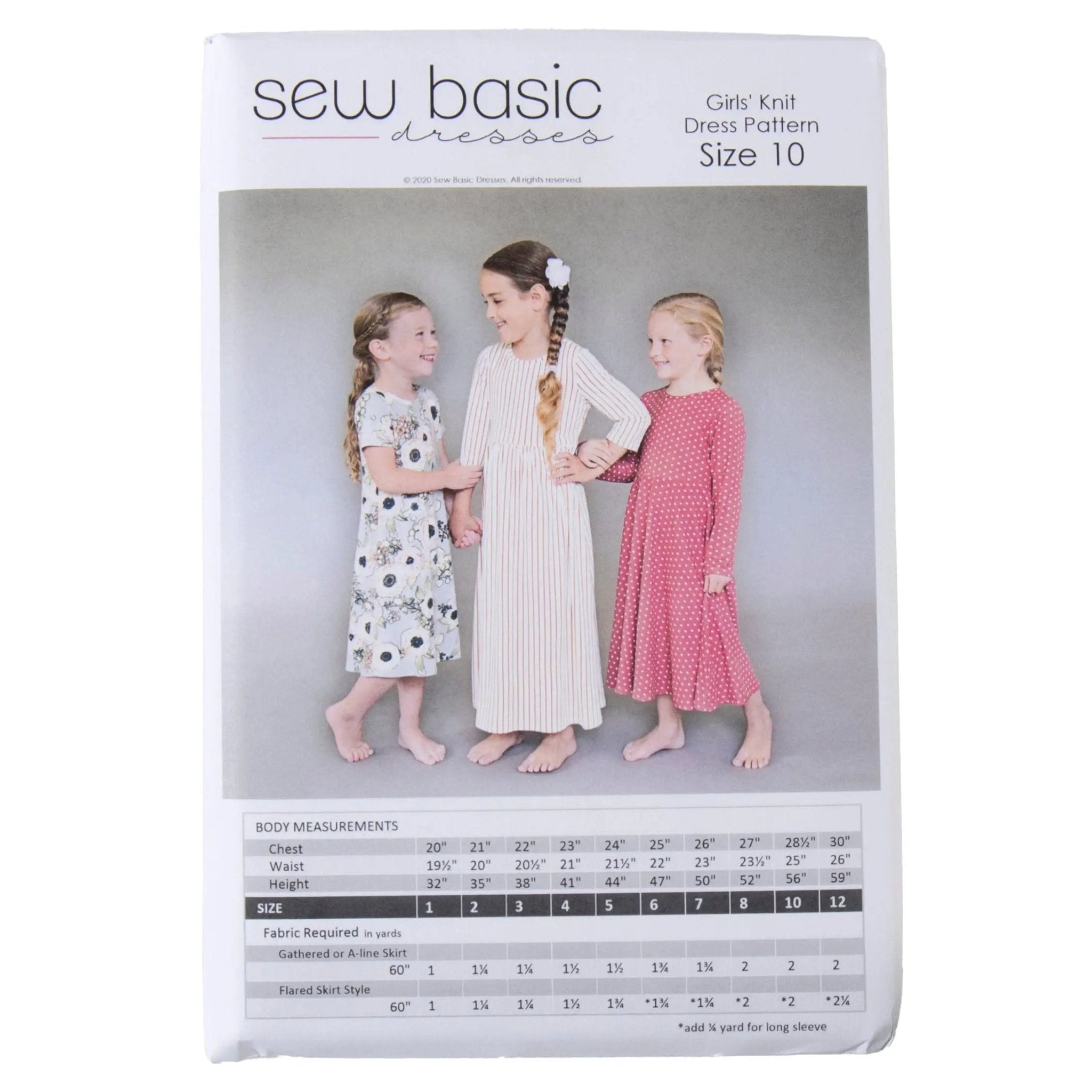 Pattern - Sew Basic - Knit Dress Pattern - Homeplace Market LLC