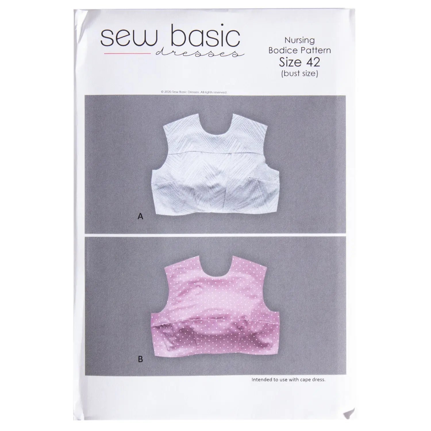Pattern - Sew Basic - Nursing Bodice Pattern - Homeplace Market LLC