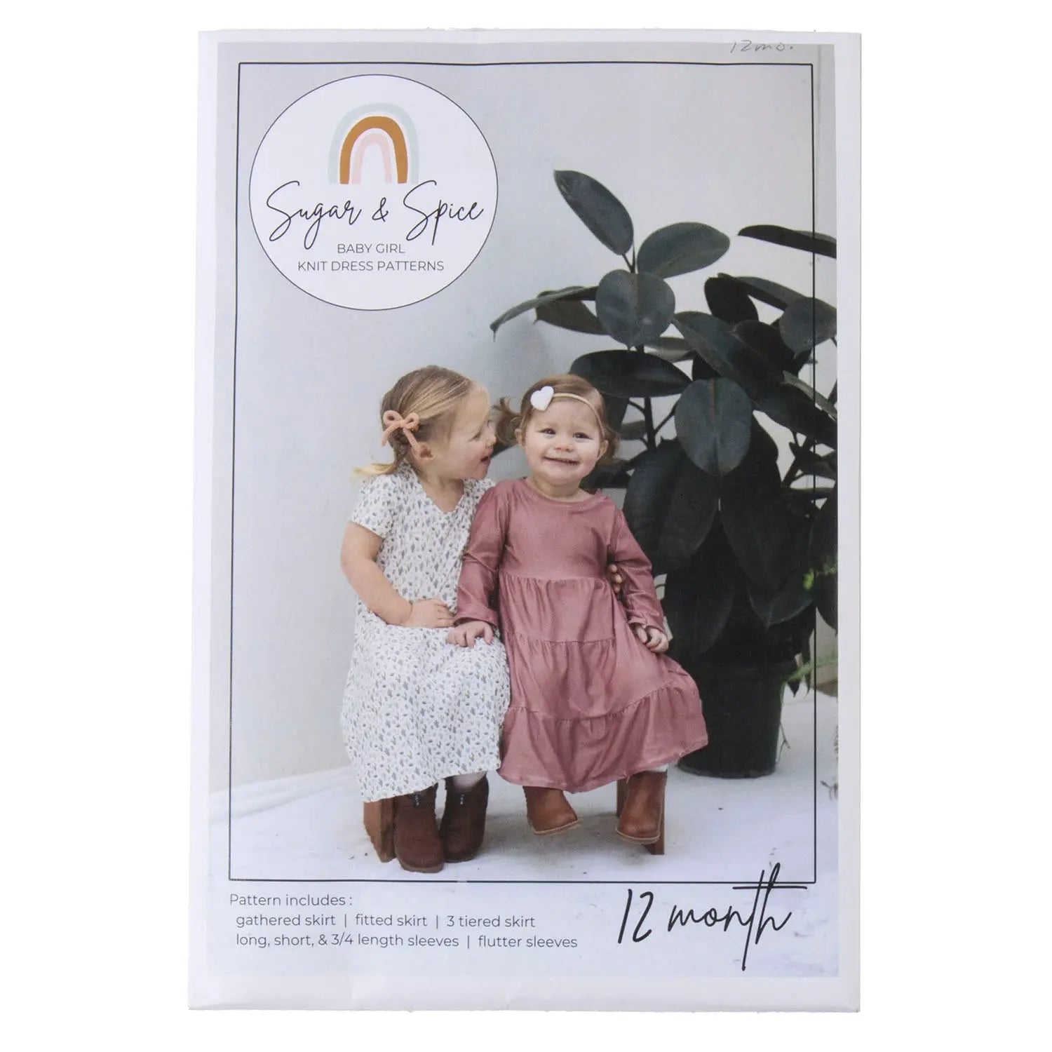 Pattern - Sugar & Spice - Baby Girl Knit Dress - Homeplace Market LLC