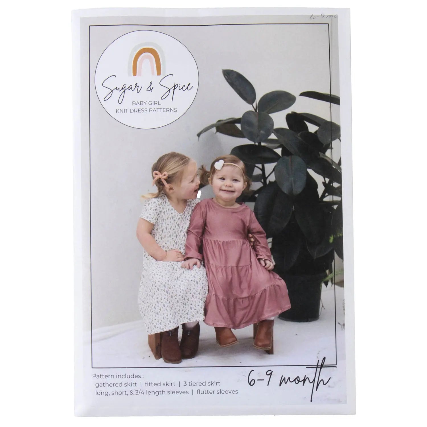 Pattern - Sugar & Spice - Baby Girl Knit Dress - Homeplace Market LLC