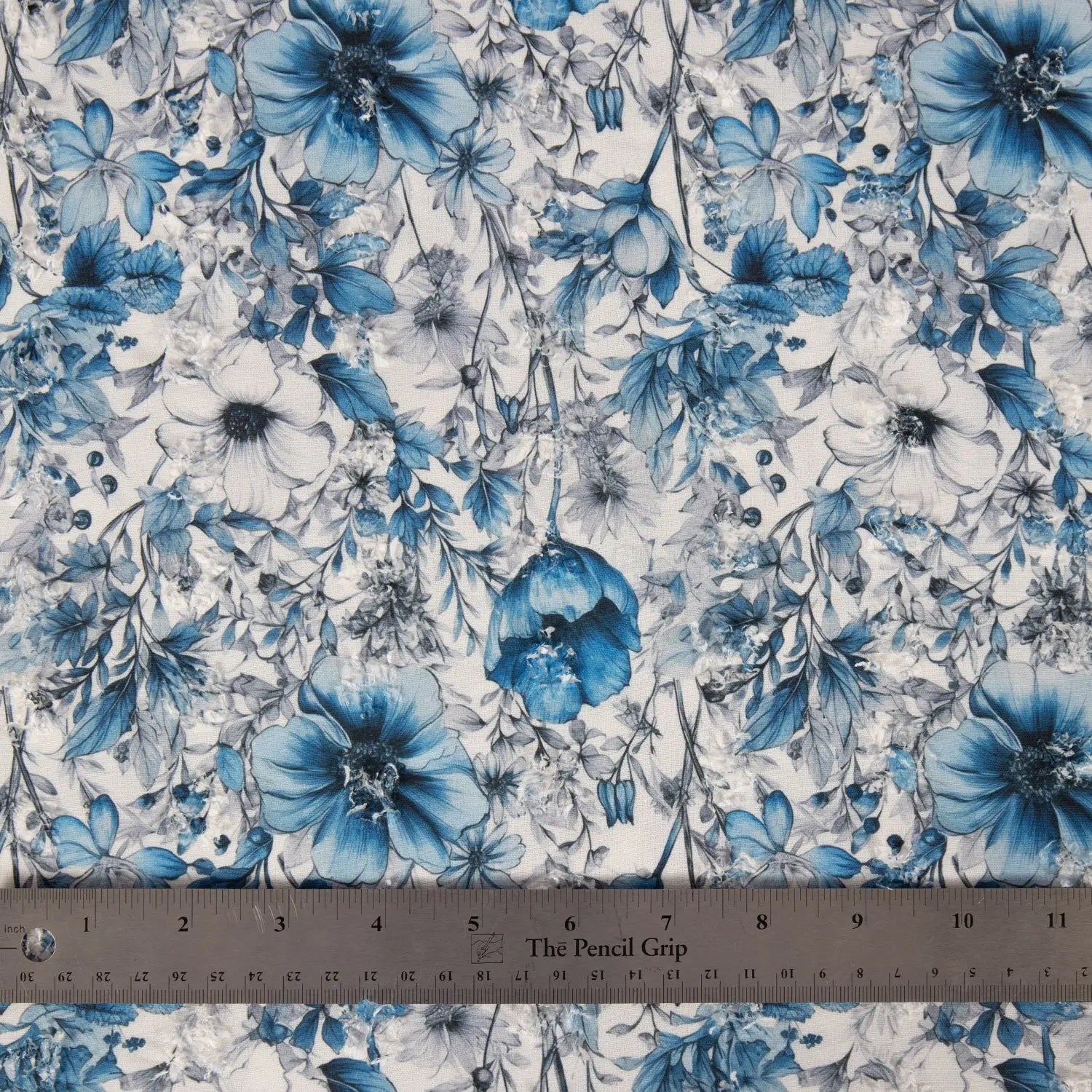 Penny Swiss Dot - Blue Floral - Homeplace Market LLC