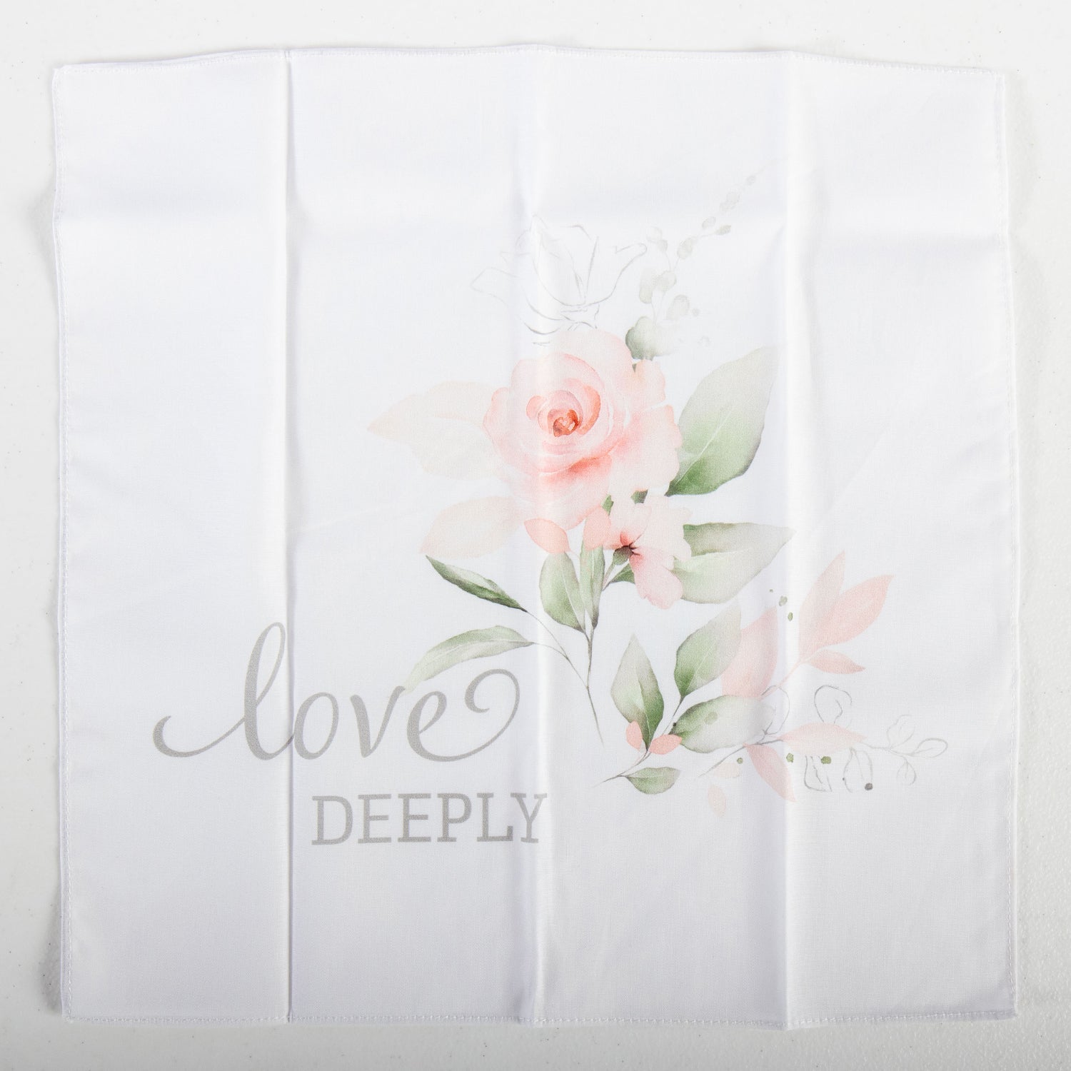 Pink Floral Cotton Handkerchiefs - Set of 3 - Homeplace Market LLC