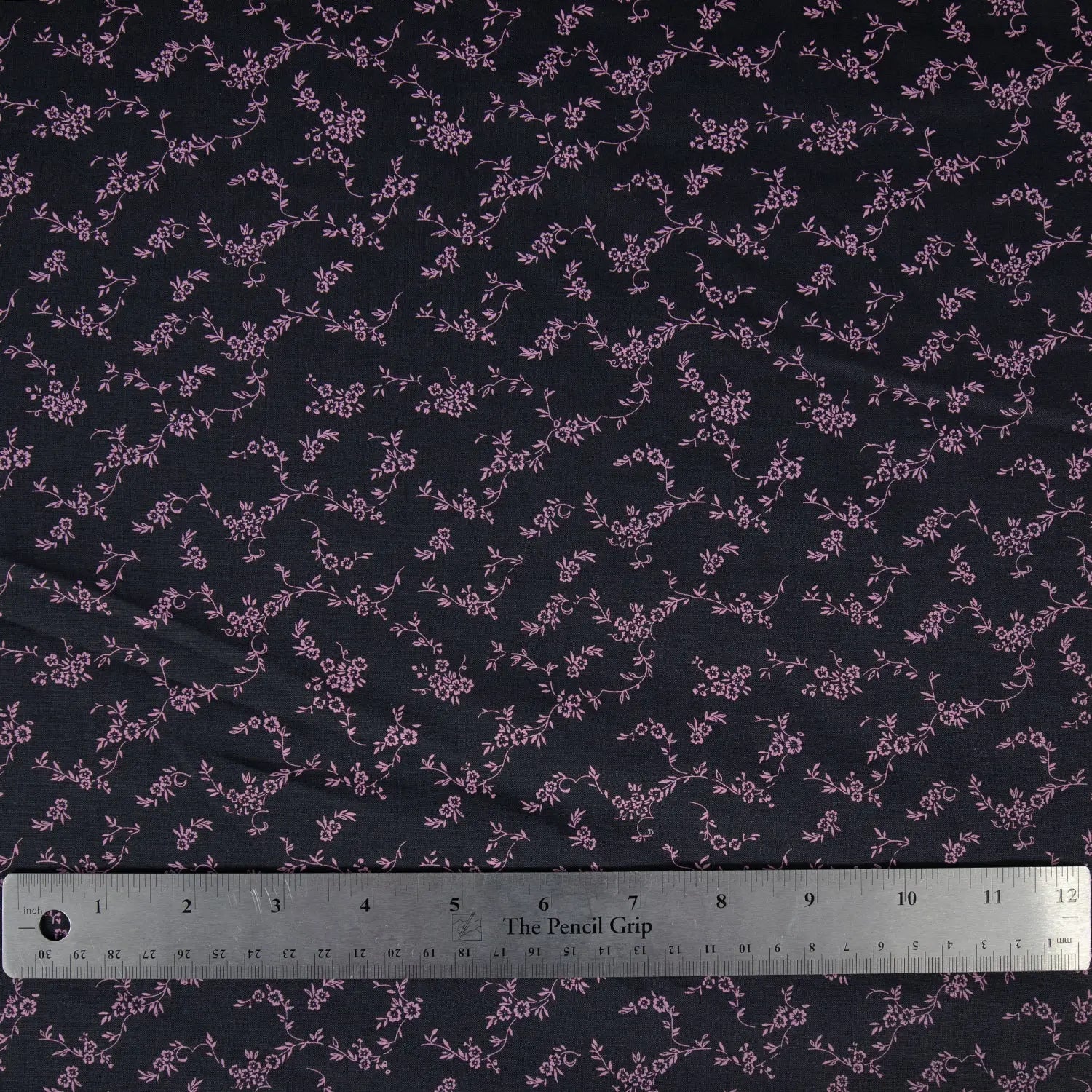 Poly Cotton - Black w/ Purple Floral - Homeplace Market LLC
