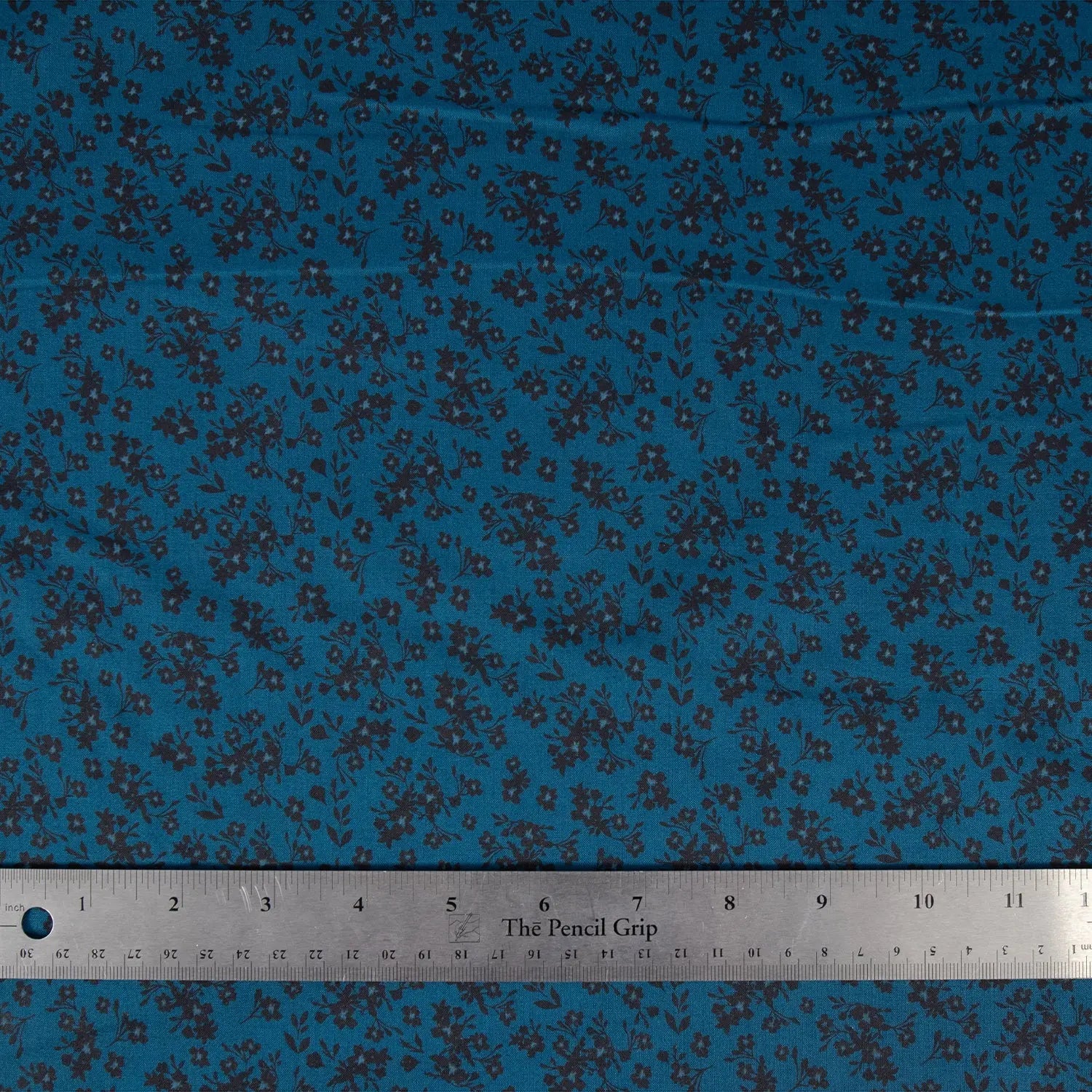 Poly Cotton - Black/Blue Mini Floral - Homeplace Market LLC