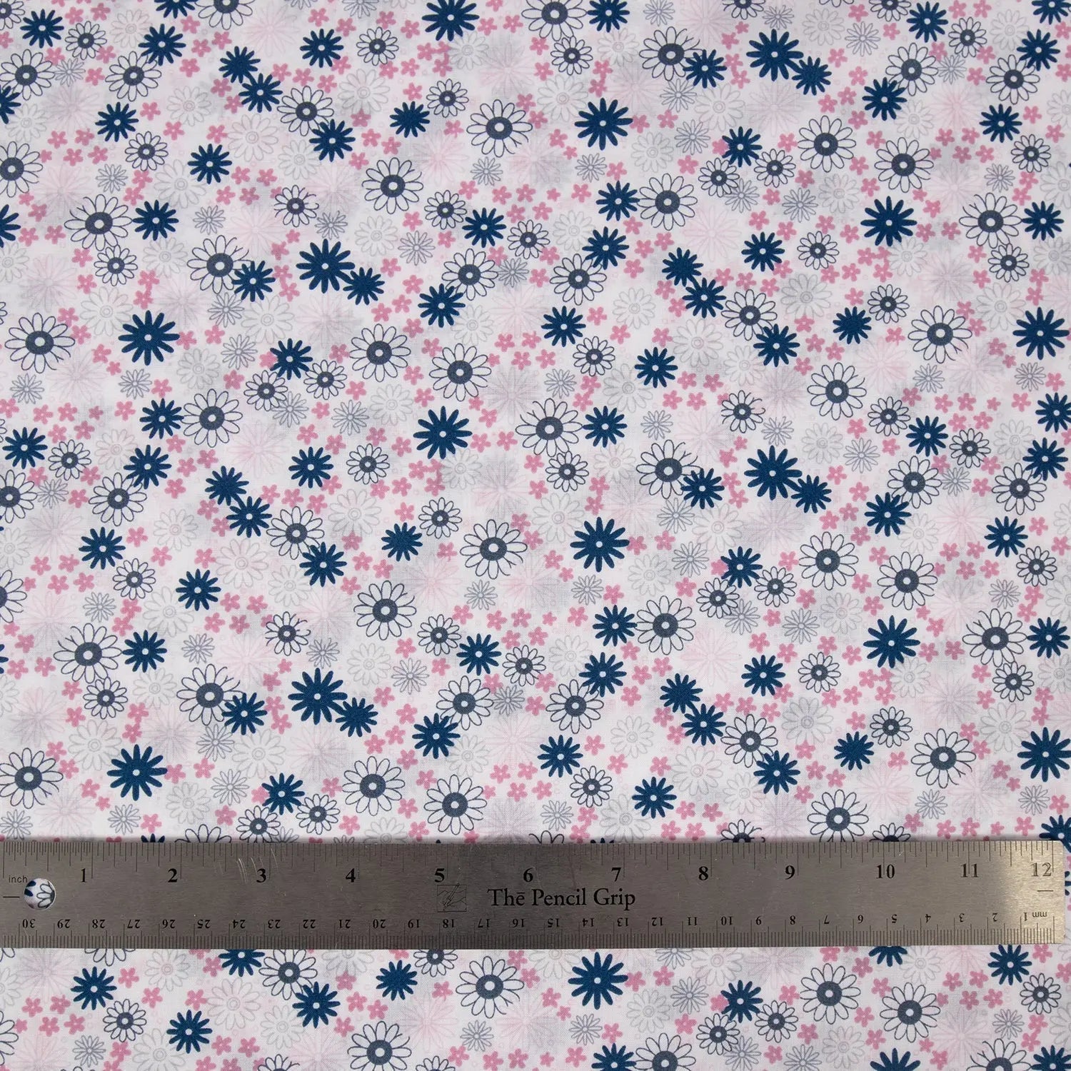 Poly Cotton - Navy/Pink Floral - Homeplace Market LLC