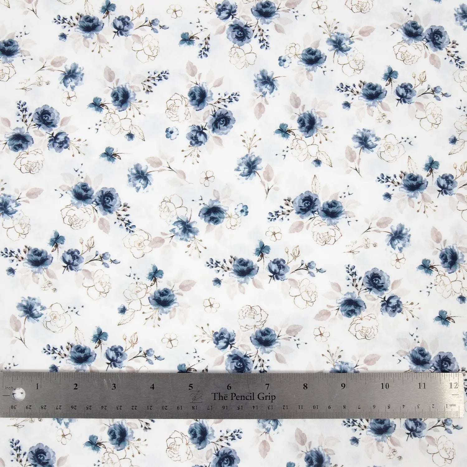 Polyester - Blue Floral - Homeplace Market LLC