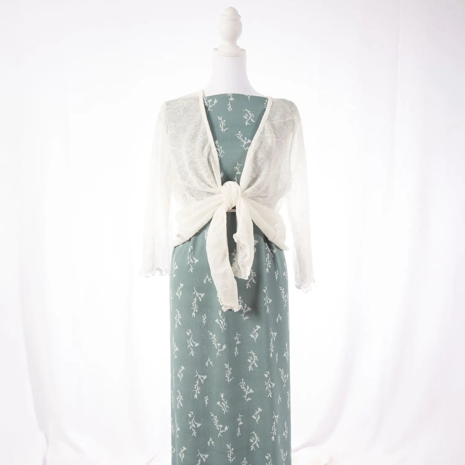 Polyester Linen Crepe - Floral Vine - Homeplace Market LLC