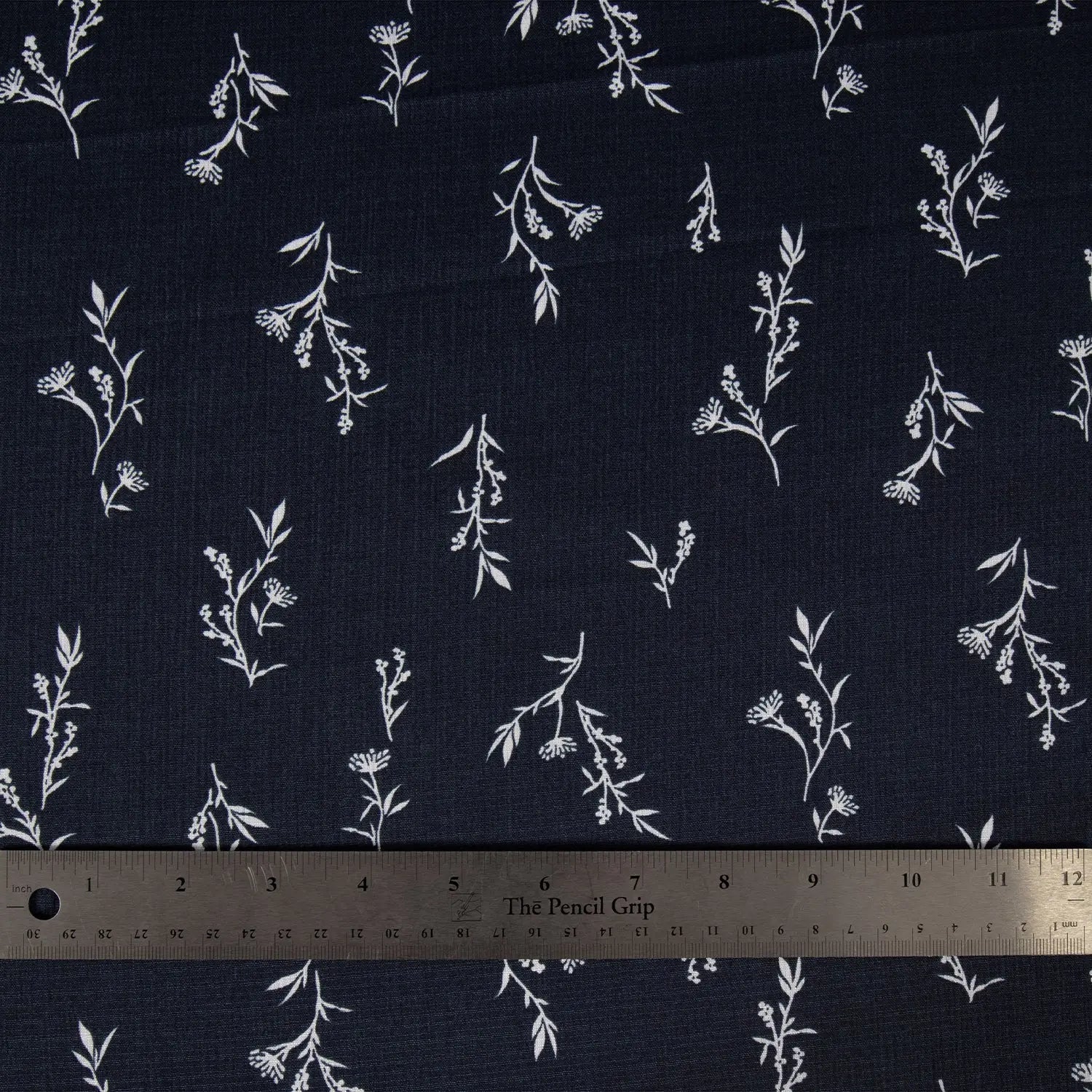 Polyester Linen Crepe - Floral Vine - Homeplace Market LLC
