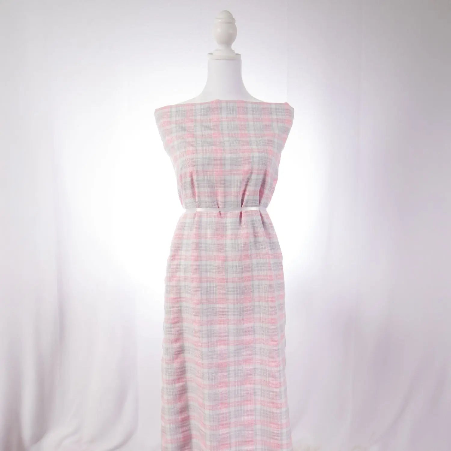 Polyester Rayon Blend - Quick Dry Pink Plaid - Homeplace Market LLC