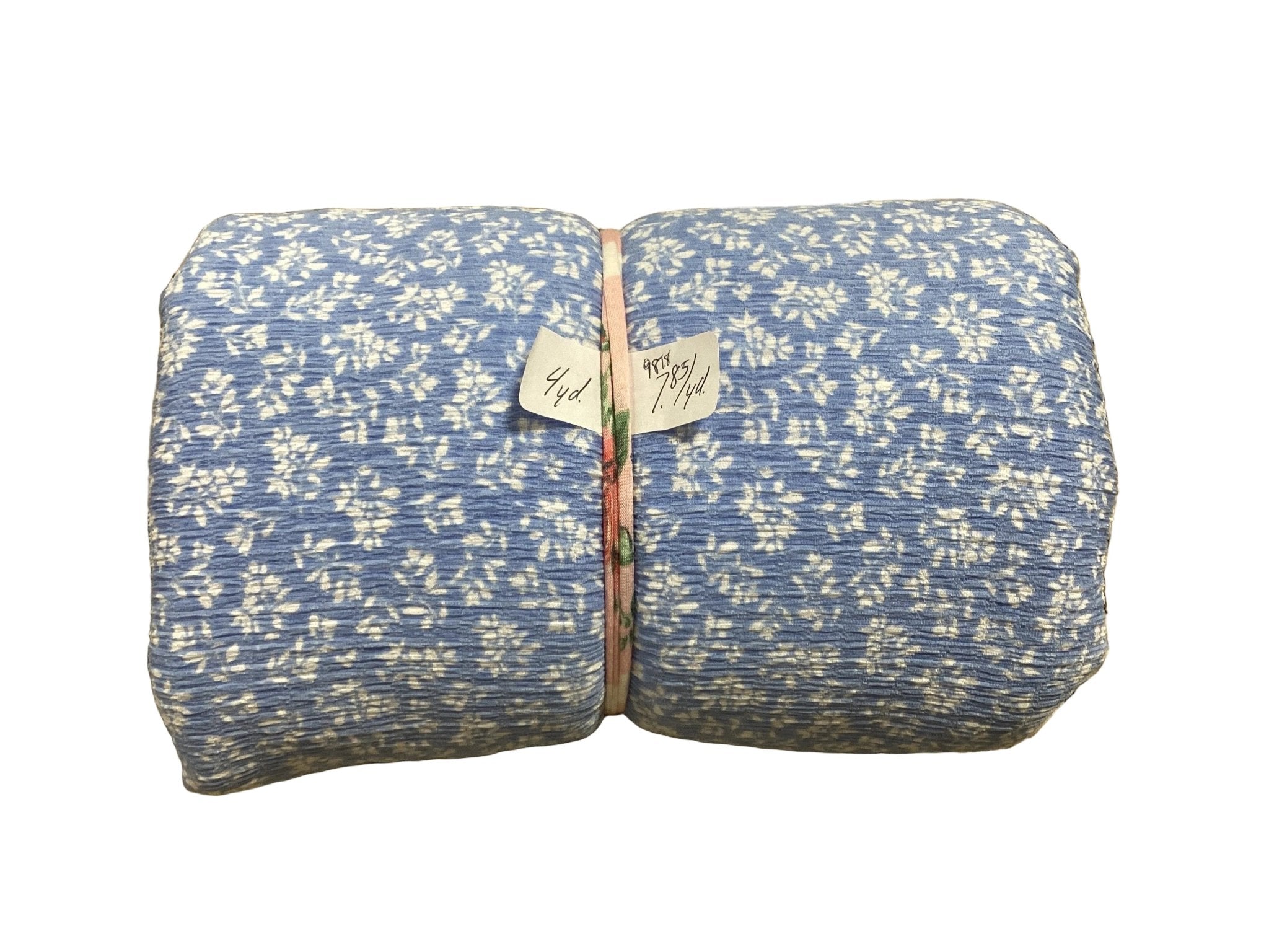 Remnant - crinkle ditsy knit, 4/yd. @ $7.85/yd. - Homeplace Market LLC
