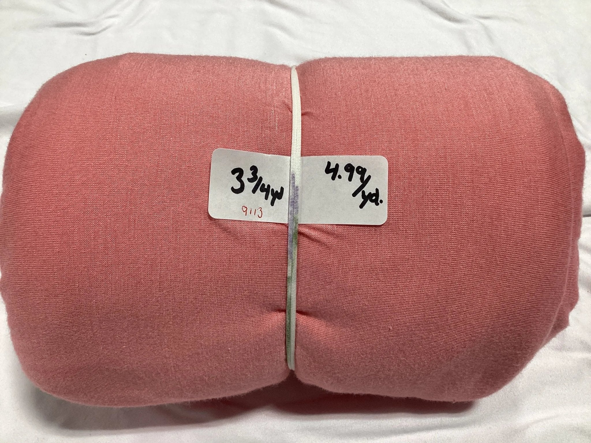 Remnant - Double Brushed Poly - salmon - 3.75 yard@ $4.99/yard - Homeplace Market LLC