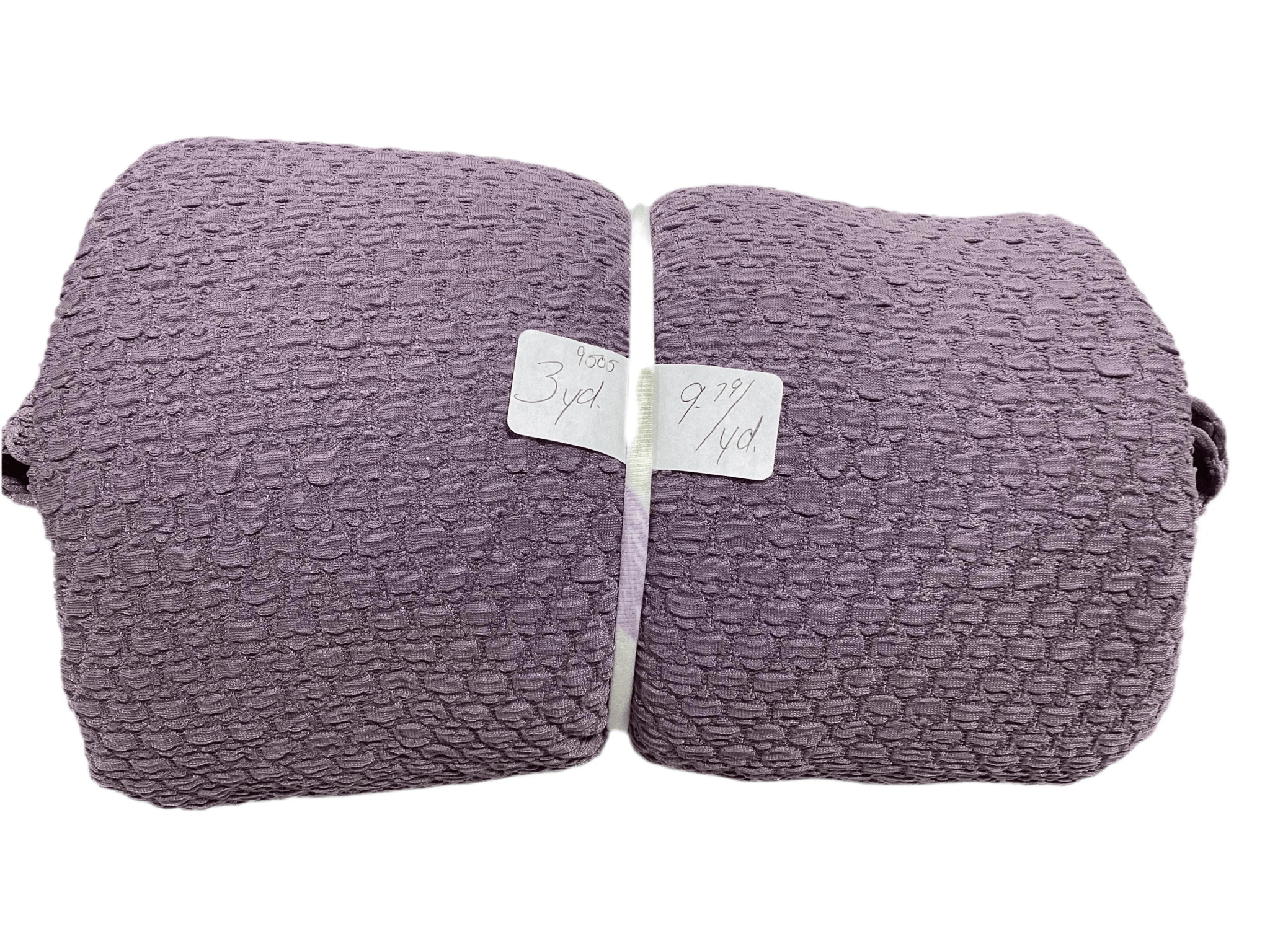Remnant - jaquard poly spandex, lilac - 3 yard@ $9.79 yard - Homeplace Market LLC