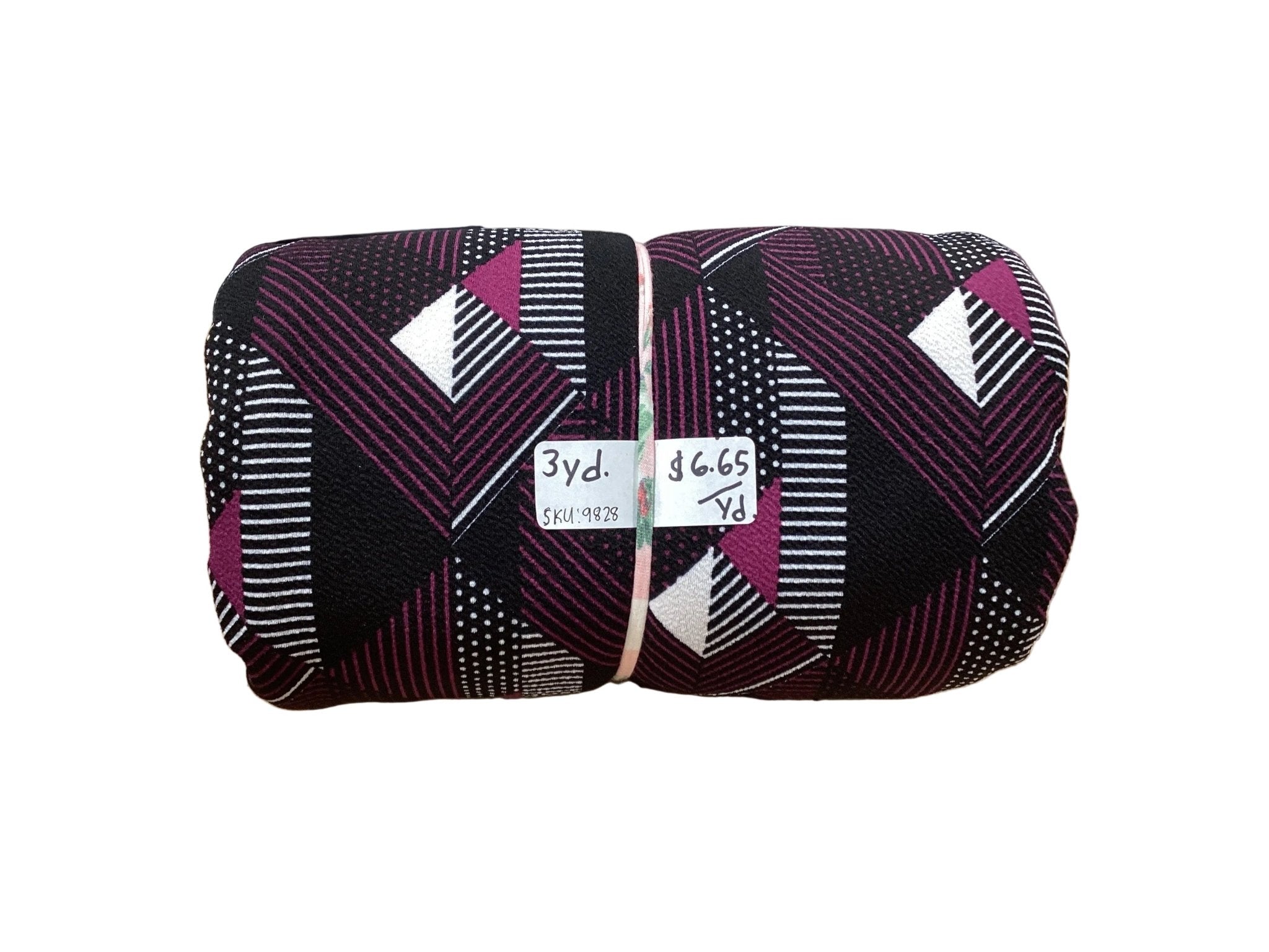 Remnant - Liverpool, abstract, magenta, 3yd. @ $6.65/yd. - Homeplace Market LLC