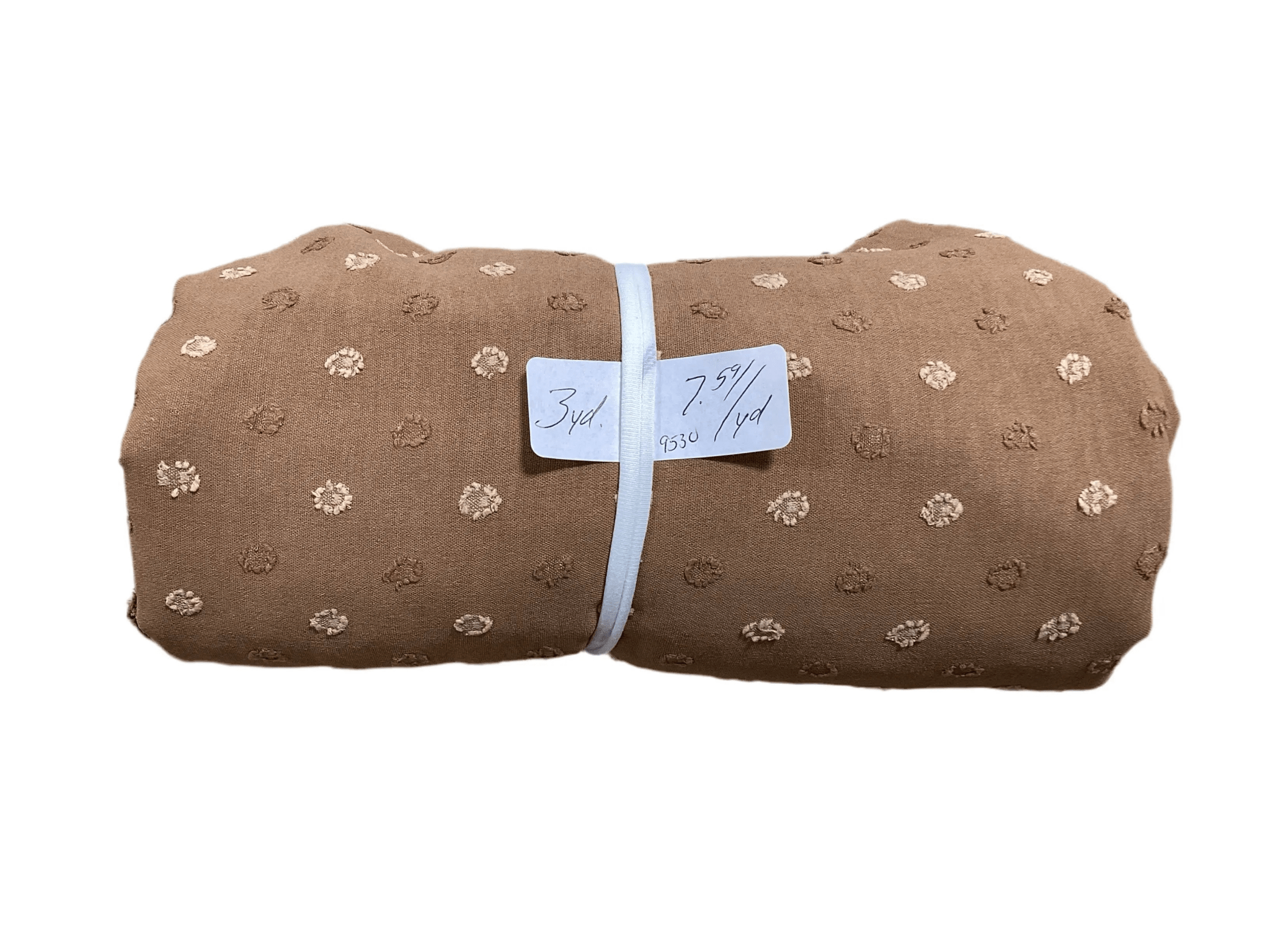 Remnant - Polyester fairy ring, camel - 3 yard@ $7.59/yard - Homeplace Market LLC