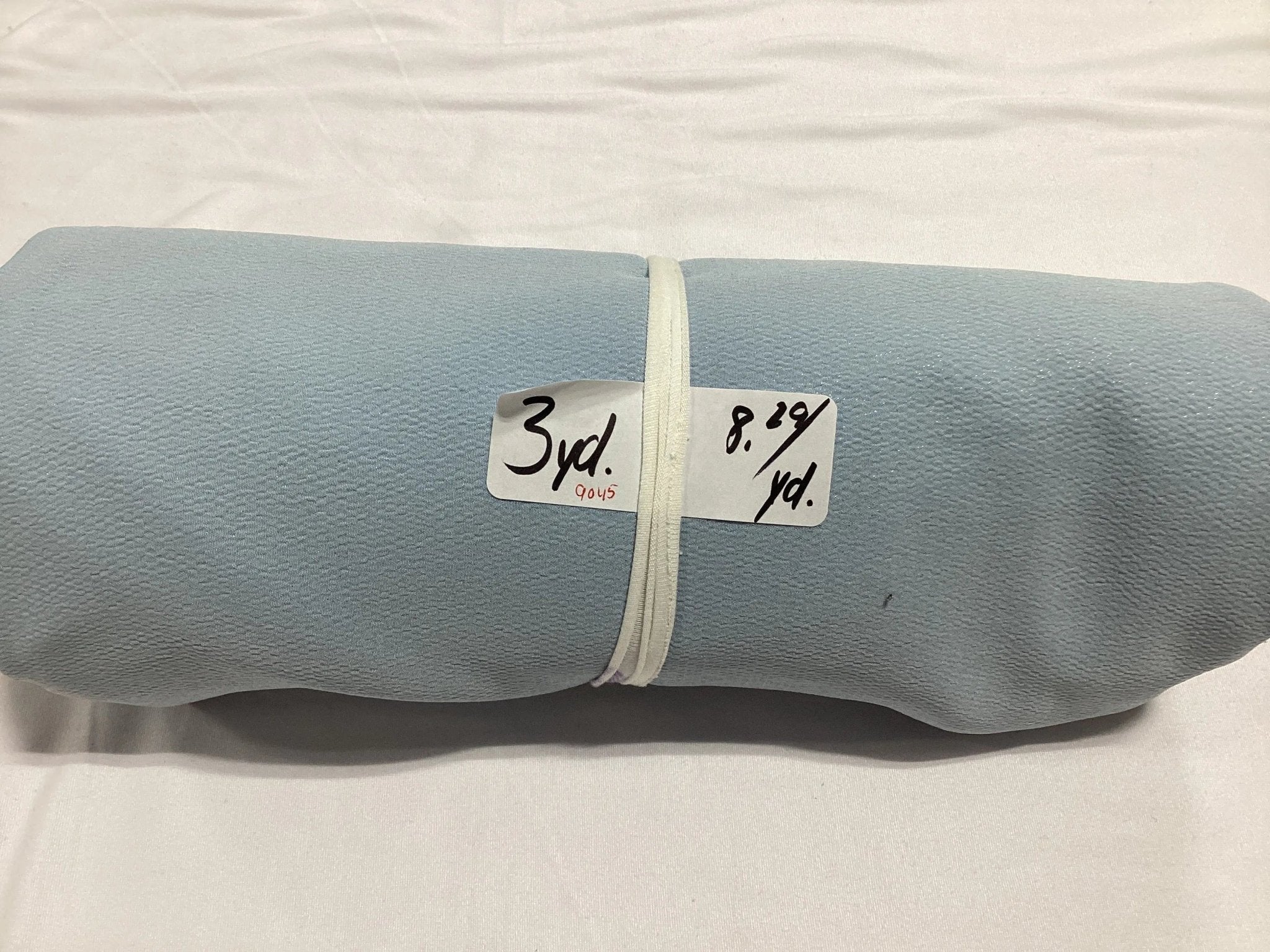 Remnant - Polyester, light blue sparkle - 3 yard@ $8.29/yard - Homeplace Market LLC