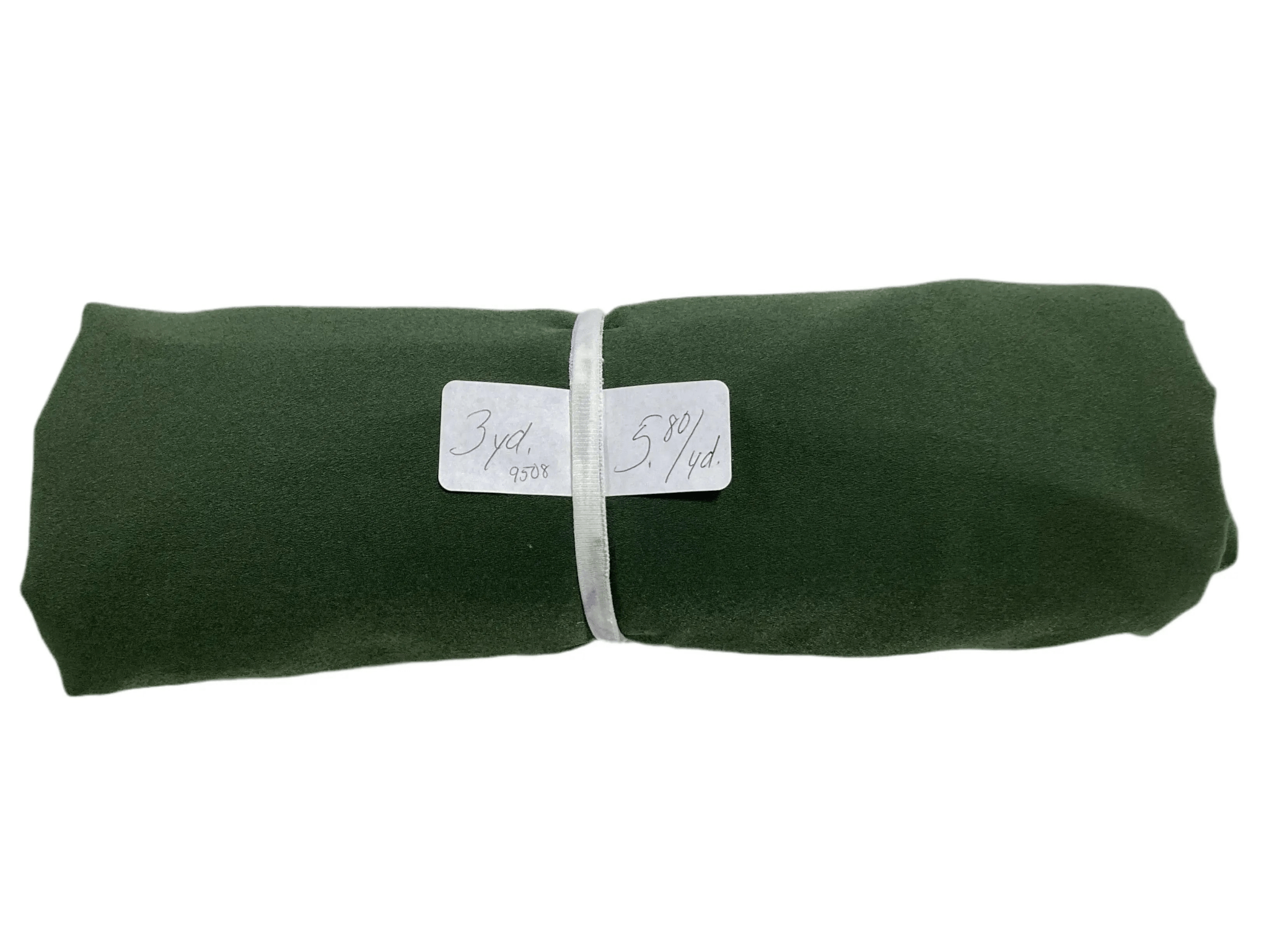 Remnant - Polyester, Stretch Crepe, Hunter - 3 yard@ $5.80/yard - Homeplace Market LLC