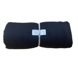 Remnant - seersucker knit, black, 2 2/3 yd. @ $9.00/yd. - Homeplace Market LLC