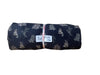 Remnant - spotted cord poly, black, pines, 3yd. @ 9.24yd - Homeplace Market LLC