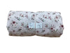 Remnant - striped crepe polyester, rose, 4 yd. @ $7.99/yd. - Homeplace Market LLC