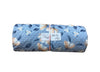 Remnant - Swiss dot knit, peach flower, 1 1/2 yd. @ $9.49/yd. - Homeplace Market LLC