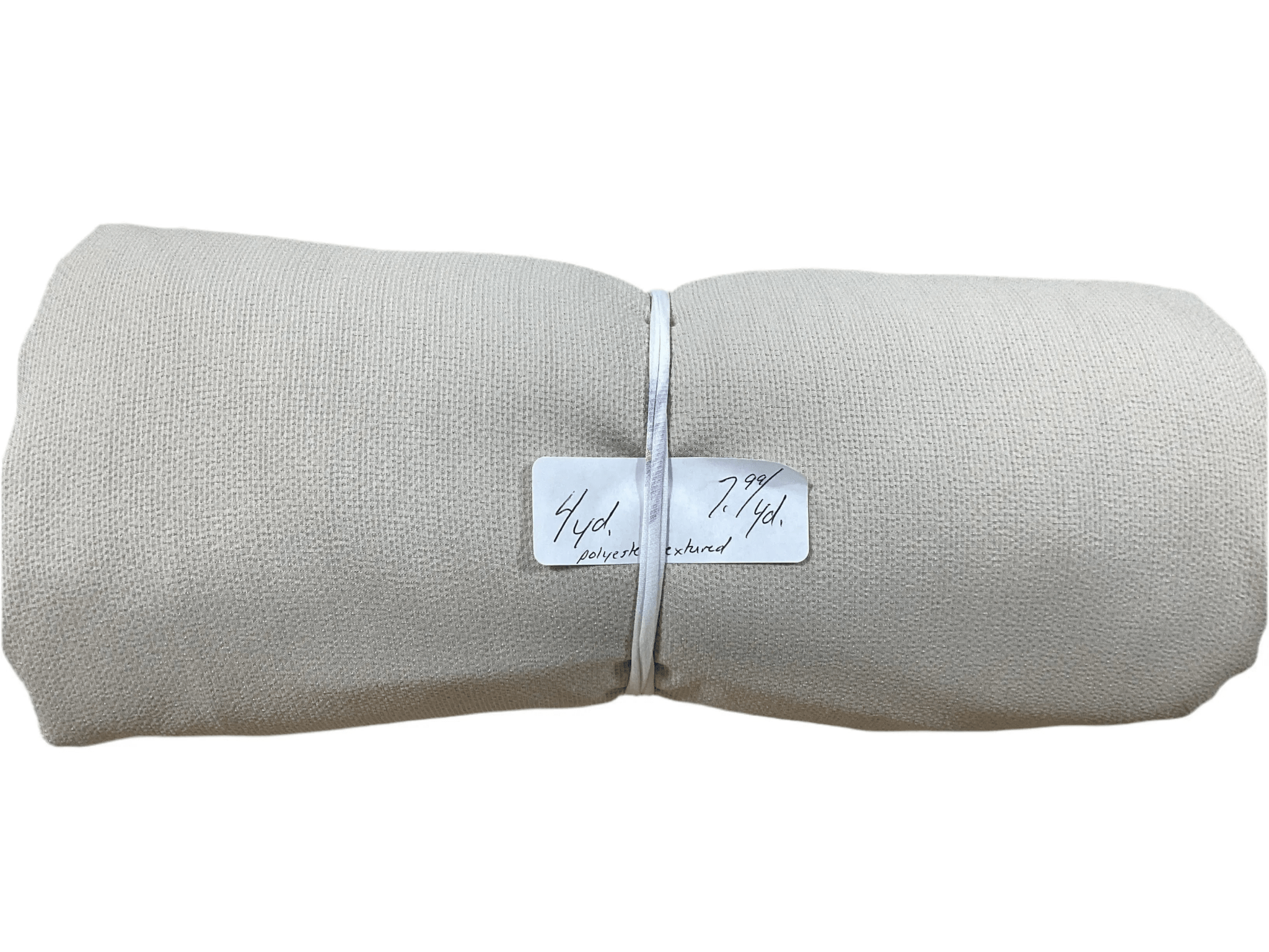 Remnant - tan textured polyester, 4 yd. @ $7.99/yd. - Homeplace Market LLC
