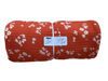 Remnant - wide rib knit, orange floral, 3 yd @ $7.70/yd. - Homeplace Market LLC