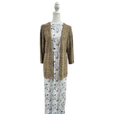 Rib Knit - Cotton Feel - Abstract Floral - Homeplace Market LLC