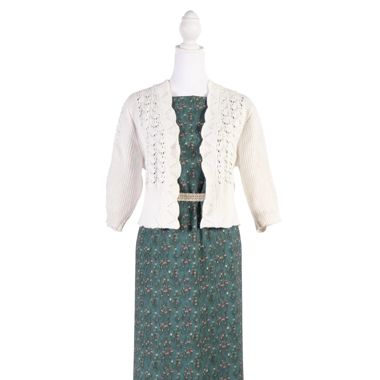 Seersucker Crepe - Maria Collection Teal Floral - Homeplace Market LLC