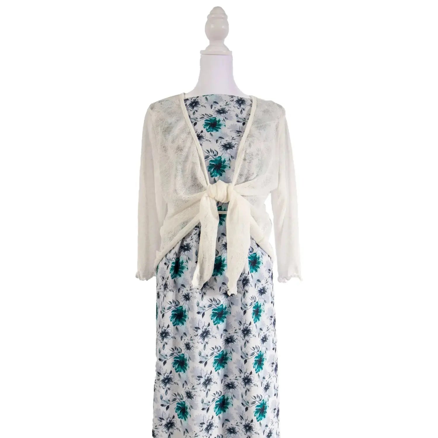Seersucker Knit - Teal Floral Josie 12 - Homeplace Market LLC