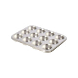 Stainless Steel Muffin & Cupcake Pan, 12 Standard Cup - Homeplace Market LLC