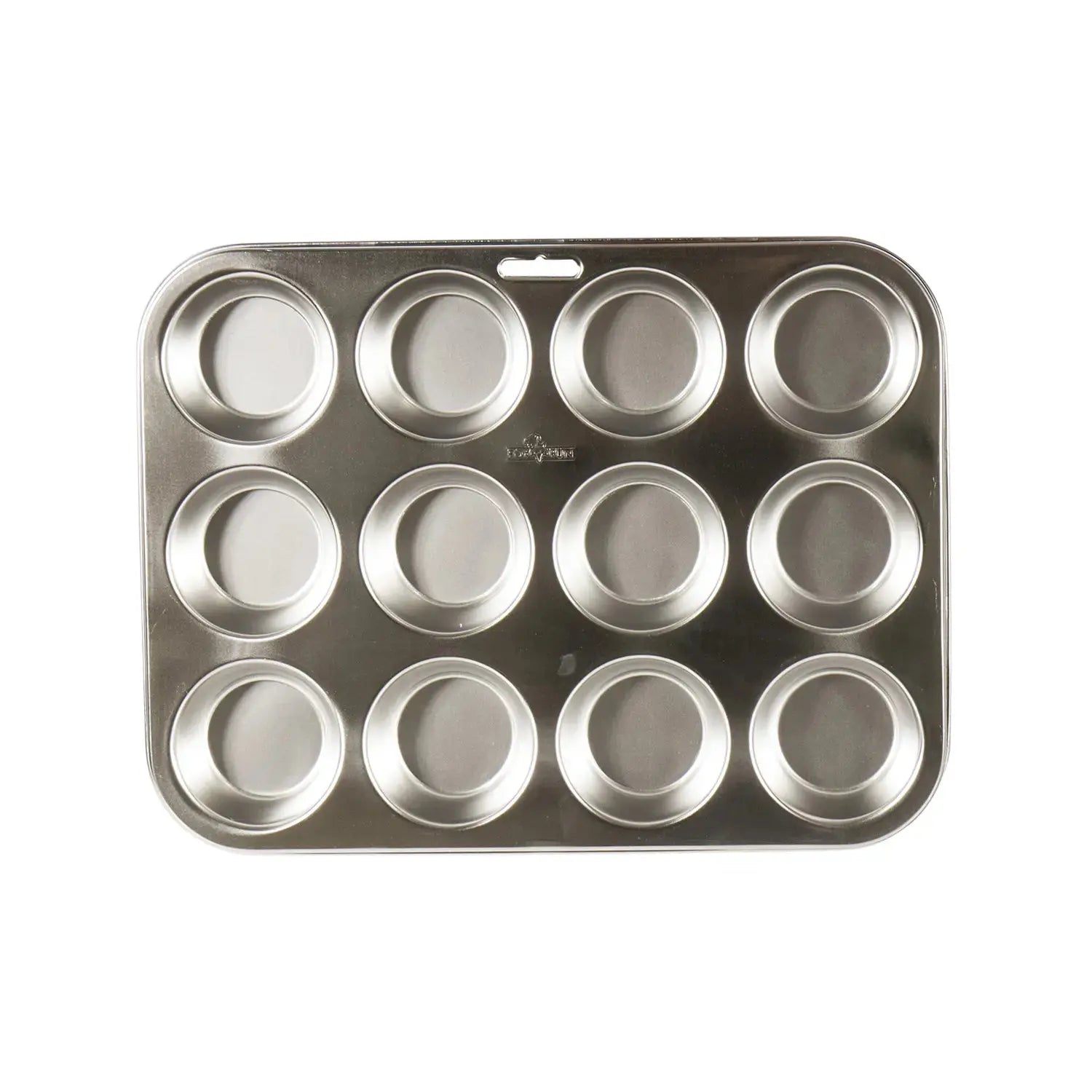 Stainless Steel Muffin & Cupcake Pan, 12 Standard Cup - Homeplace Market LLC